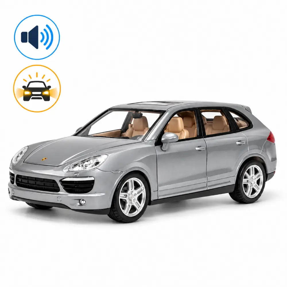 Mașină din metal Porsche Cayenne, scară 1:24, rosu, MSZ (68241A/1)