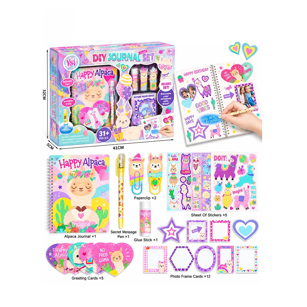 Творческий блокнот со стикерами и аксессуарами (72967)