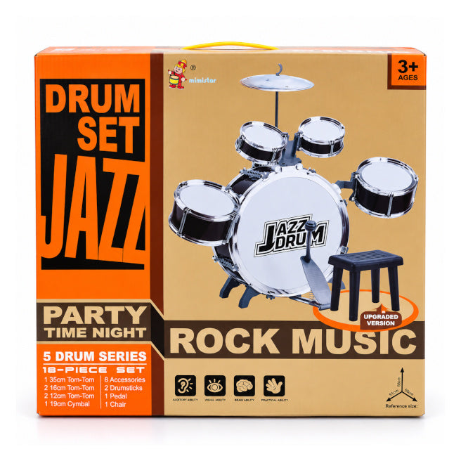 Tobă mare pentru copii tip jazz, cod 10585a