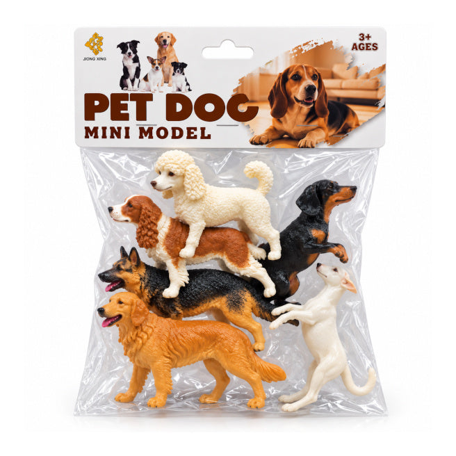 Set de 6 figurine câini, cod 10515a