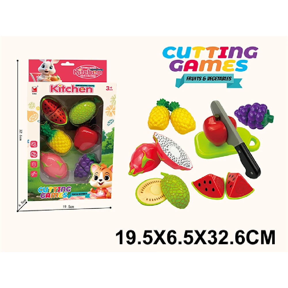 Set de fructe de tăiat, cu cuțit și tocător (92661)