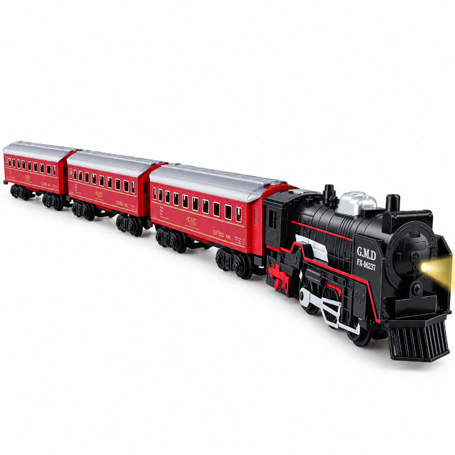 Set de joacă cale ferată cu lumini classic, cod 10524a