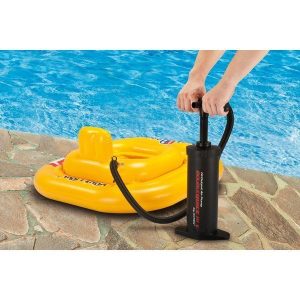 INTEX Pompa de aer manuală „Double Quick III”, furtun cu 4 duze, 48 cm, 68615