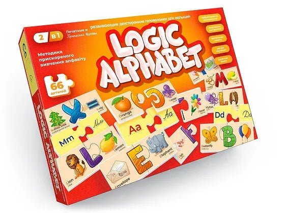 Настольная игра Логическая Азбука англ/рус. 35750