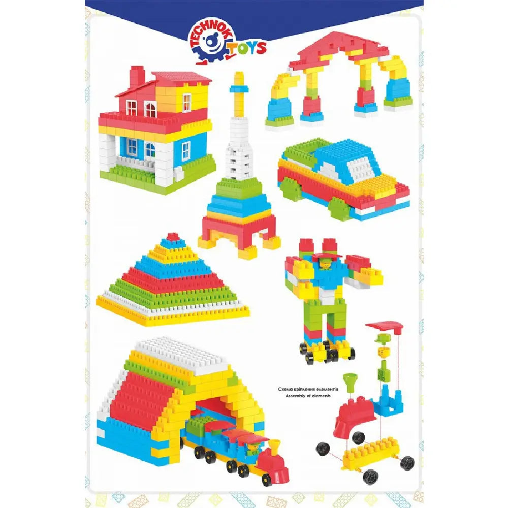 „Constructor ‘Tehno 6 TechnoK’,380 piese art. 0540”