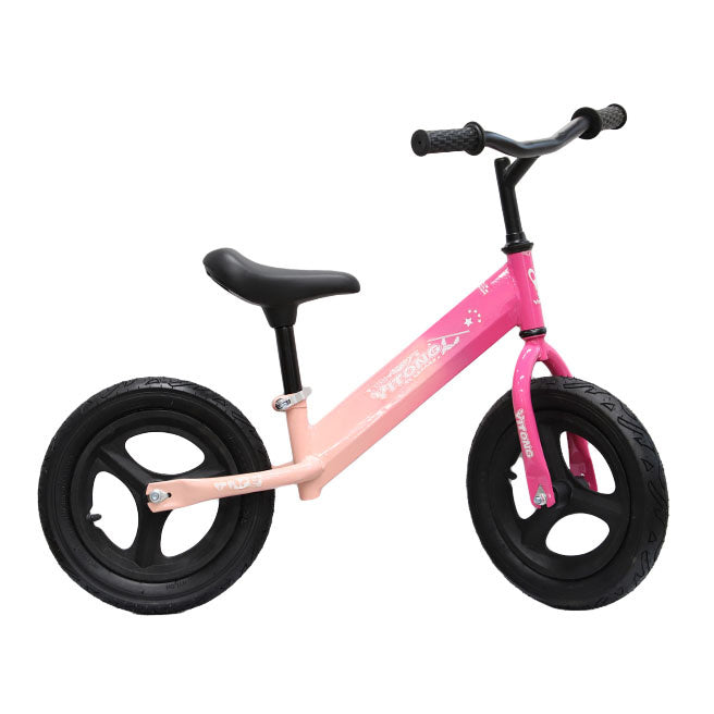 Bicicletă fără pedale cu ghidon negru, albastru cod 1190D, roz cod 1188D, violet cod 1189D