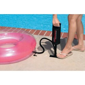INTEX Pompa de aer manuală „Double Quick II”, furtun cu 3 duze, 36 cm, 68614