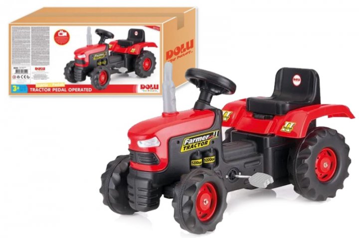 Tractor cu pedale pentru copii Dolu (53x83x45 cm) art. 8050,41524